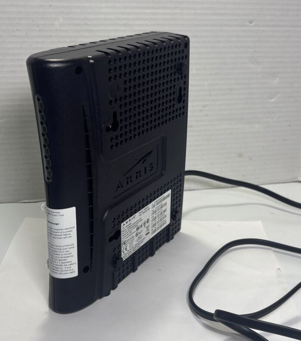Arris TM502G Touchtone Telephony Modem TM502G w/ Power Adapter TM02DH105- Tested